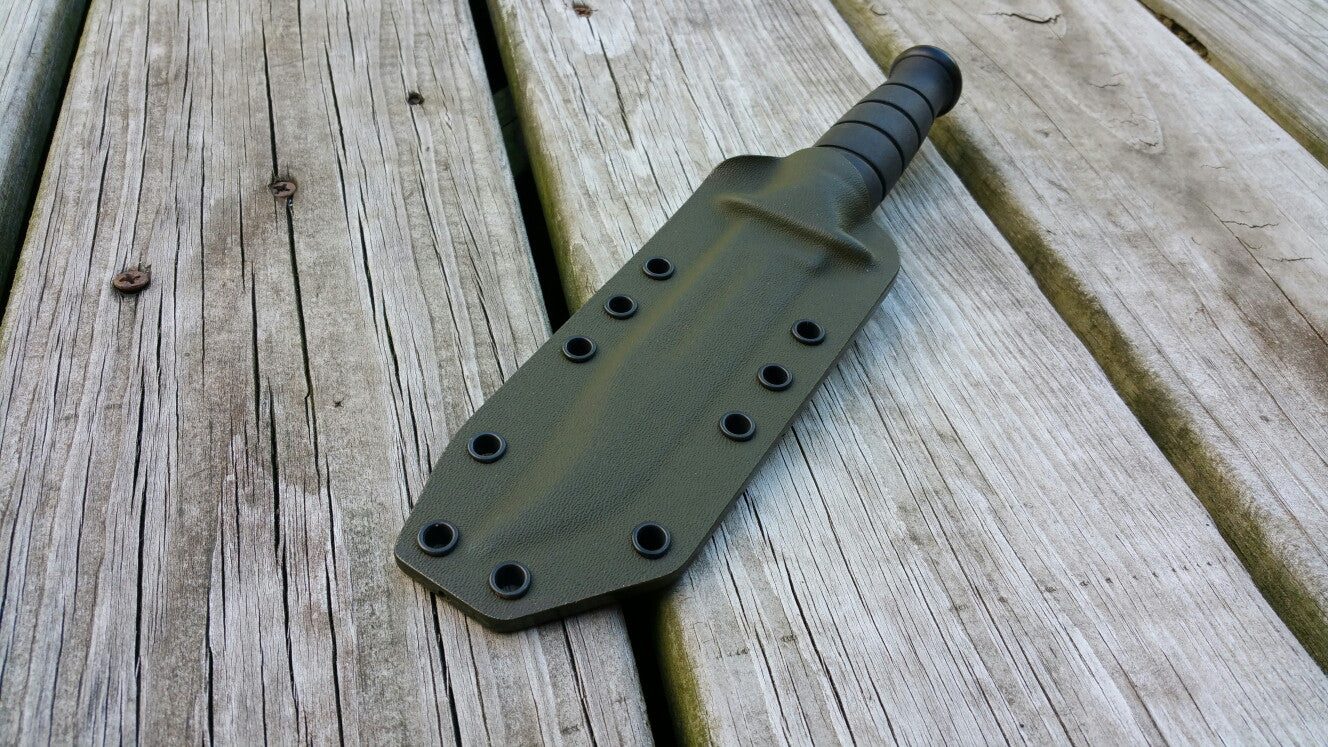 KA-BAR custom Sheath For The Short Model 1256 in Pancake style