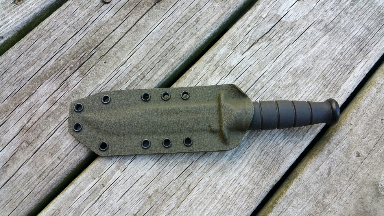 KA-BAR custom Sheath For The Short Model 1256 in Pancake style